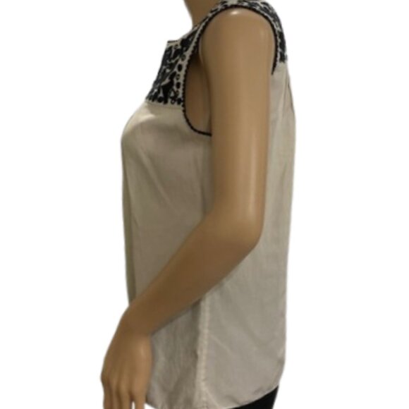 Banana Republic Silk Embroidered Top - Picture 3 of 6